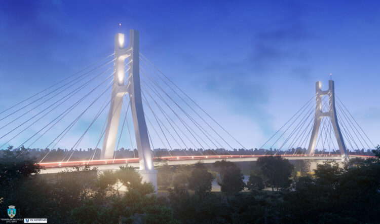 A new bridge spanning the Somes River in Romania will be built by STRABAG – image © courtesy of STRABAG