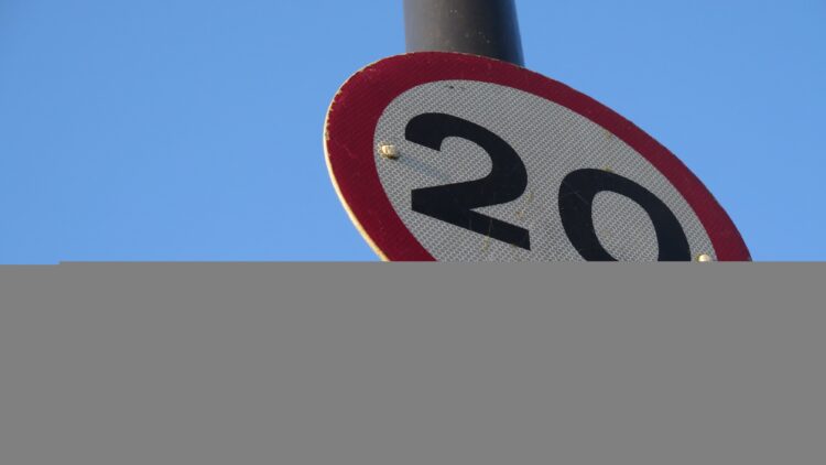 20 is plenty, according to health researchers – image © courtesy of Adam Hill