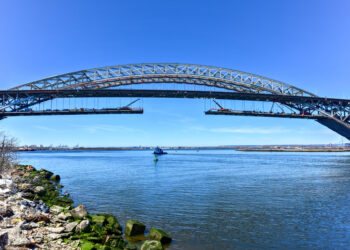 The Bayonne Bridge project in the US has won a major engineering award for the complex project, which involved raising the deck to increase clearance - image © courtesy of Demerzel21, Dreamstime.com