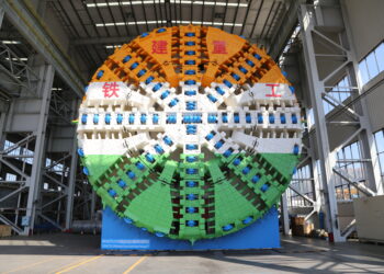 CRCHI is supplying a massive TBM for the Mumbai Coastal Road project in India - image © courtesy of CRCHI