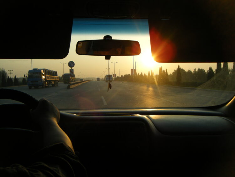 A new dawn is opening for China’s expanding road network – image © courtesy of Mike Woof