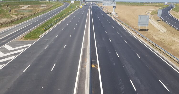The UK’s new A14 dual carriageway link is now open to traffic - image © courtesy of Aggregate Industries