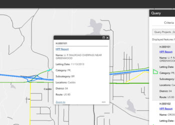 A landing page greets transport department