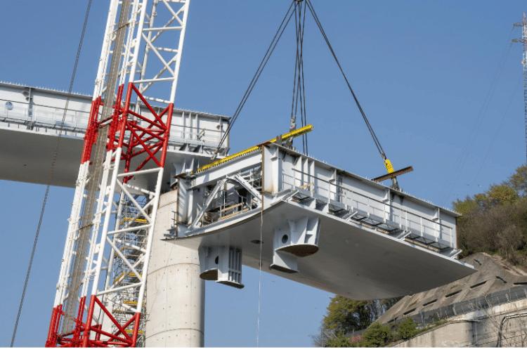 Genoa’s new bridge will benefit from continuous monitoring of its structure - image © courtesy Salini Impregilo/PerGenova