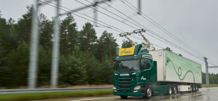 Scania has been involved in electric truck and road trials for several years (photo courtesy Scania)