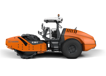 Safe operation from a distance can be achieved with Hamm's remote controlled soil compactor