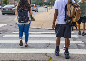 Road safety is paramount, particularly for youngsters – image courtesy © Susan Vineyard, Dreamstime.com