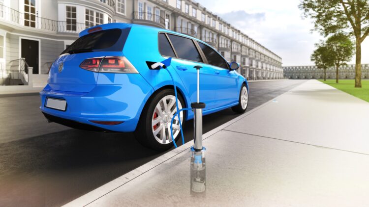 Flush: Trojan gets major funding for its in-pavement EV charging points (photo courtesy Trojan Energy)