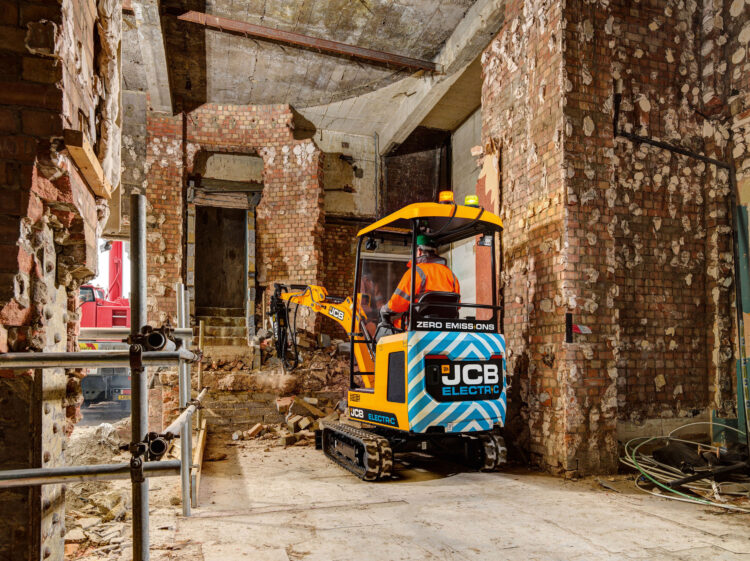 JCB has won a major engineering award for its innovative electric mini excavator