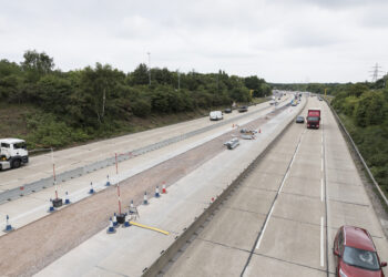 Contractor McCann is working on the project to upgrade the M27 in Southern England