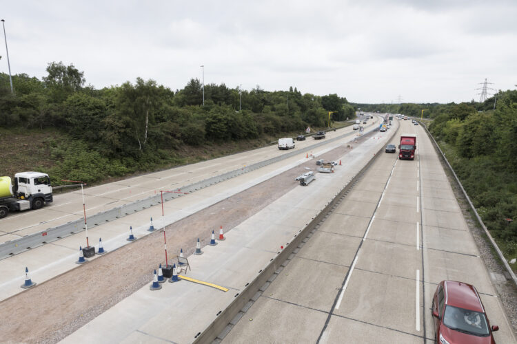 Contractor McCann is working on the project to upgrade the M27 in Southern England