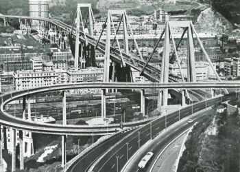 The original Morandi Bridge opened in 1967 (photo courtesy Lucio Garofalo)