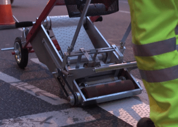 Hitting the mark: temporary tape markings with WJ’s Contramark II road safety system
