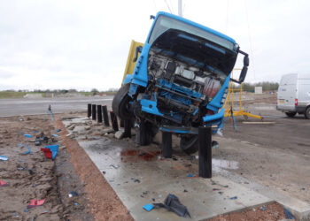 Heald's Bridge Bollard System is crash-tested to IWA-14 standards against an 18tonne N3C vehicle