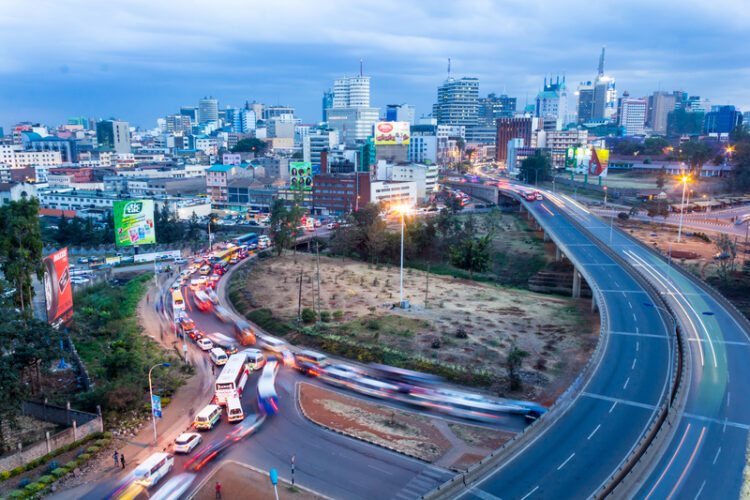New dedicated bus lanes are planned in Nairobi to help reduce the city’s chronic traffic congestion – image © courtesy Joshua Wanyama, Dreamstime.com
