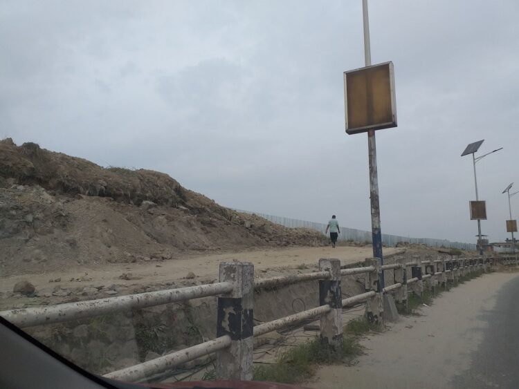Road widening work is being carried out to improve access to Nepal’s capital Kathmandu - image © courtesy of Ram Krishna Wagle
