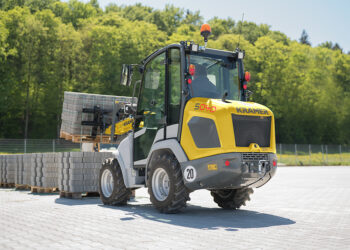 High performance is claimed for the new Kramer compact wheeled loaders