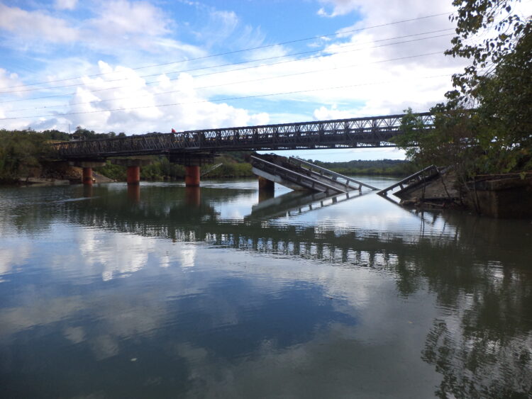 A consignment of emergency bridges supplied to Ghana will help provide better access in remote areas