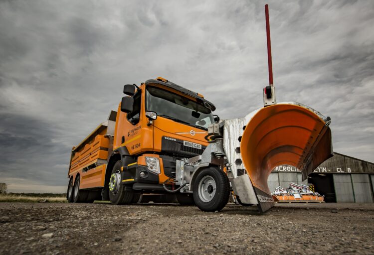 True grit: the Romaquip spreaders are based around a Volvo chassis
