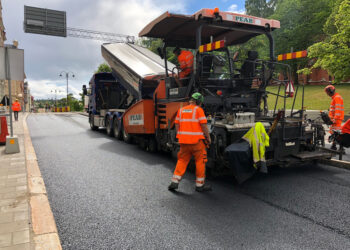 The road featuring lignin was laid in Northern Sweden by PEAB