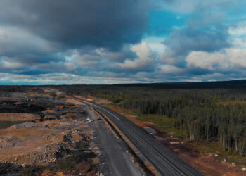 The project team has operated within the strict environmental constraints of this sensitive area