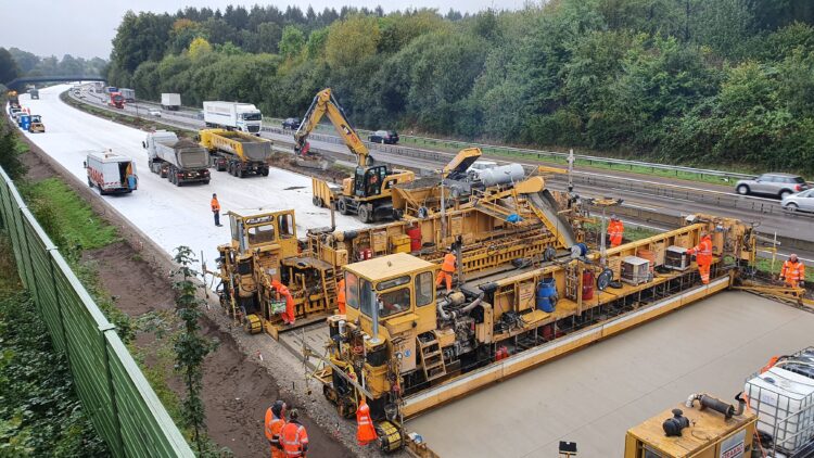 Johann Bunte and STRABAG will widen a section of the A1 Autobahn in Germany image © courtesy of STRABAG