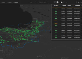 An automatically created crowdsourced map that shows road friction can be used to locate and treat slippery roads.