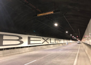 Motorists can breathe easy as they glide through the twin tunnels of the recently opened M8 (image WestConnex | Transurban)