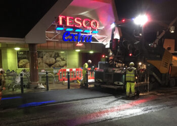 Supermarket firm Tesco is now specifying warm mix asphalt for use in its car parks
