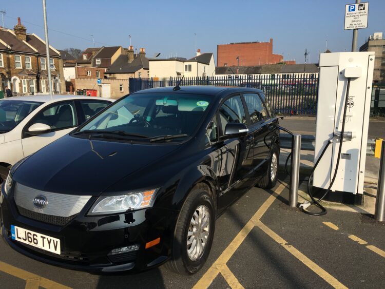 Sweden is planning to install a pilot stretch of electric road capable of charging electric vehicles on the move, rather than requiring them to stop at charging points as at present - image © courtesy of Mike Woof