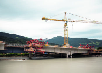 It was possible to complete 5.7m-long concreting sections on a weekly basis (photo: Günther Bayerl)