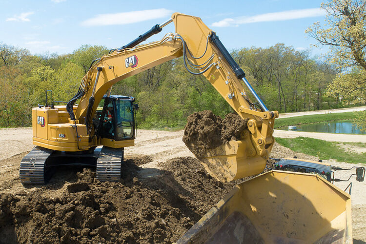 Caterpillar’s new short tailswing excavator offers improved performance