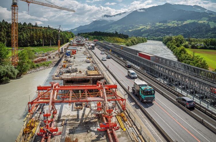 The 235m Terfener Innbrücke carries the A12 motorway over the Inn River in Austria’s Tyrolian Inntal Valley