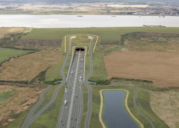 Around 23km of new road will connect the longest road tunnel in the UK to the country’s strategic road network