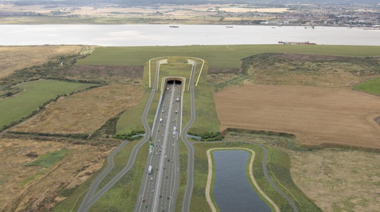Around 23km of new road will connect the longest road tunnel in the UK to the country’s strategic road network