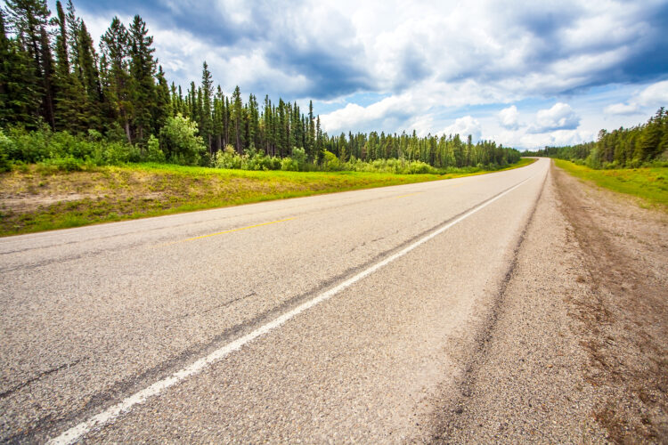 Canada’s provincial Alberta government said traffic on Highway 40 has increased by around 70 per cent in five years to 10,000 vehicles daily (image © Siegfried Schnepf/Dreamstime)