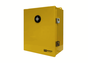 Enclosed in a rugged painted stainless steel container