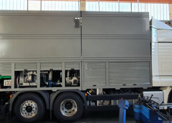 Massenza is now offering a machine that combines chip spreader and spray tank duties