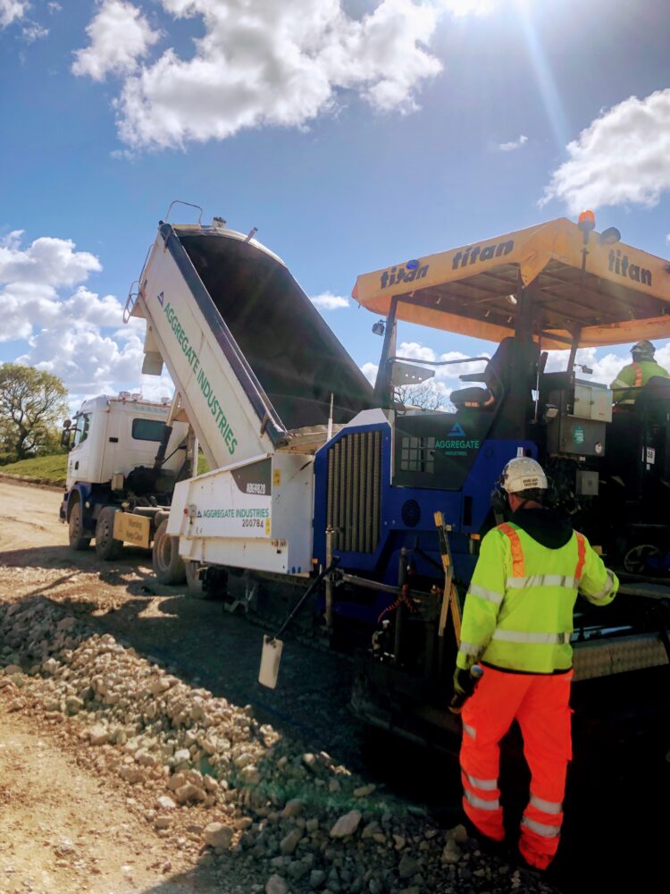 The contracting division of Aggregate Industries is now working on a new bypass in the UK