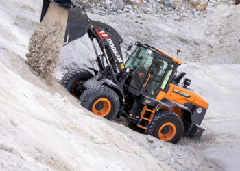 Improved performance is claimed for the new generation Doosan loader