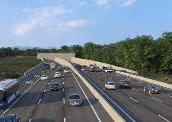 The new eight-lane George Massey Tunnel will be in operation in 2030, with the cost estimated at US$3.3 billion (Image courtesy of the government of British Columbia)