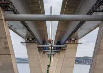 Cleveland Bridge has worked on some of the world’s most iconic bridges, including Scotland’s Queensferry Crossing which opened in 2017 (image courtesy Cleveland Bridge)