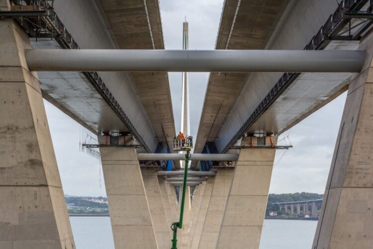 Cleveland Bridge has worked on some of the world’s most iconic bridges, including Scotland’s Queensferry Crossing which opened in 2017 (image courtesy Cleveland Bridge)