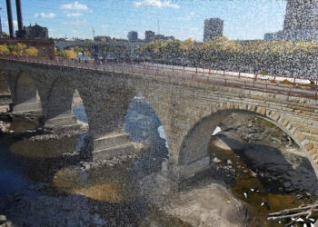 Stone Arch Reality Mesh | Photo Credit: Bentley Systems