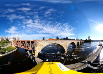 UAV over Stone Bridge | Photo Credit: Bentley Systems