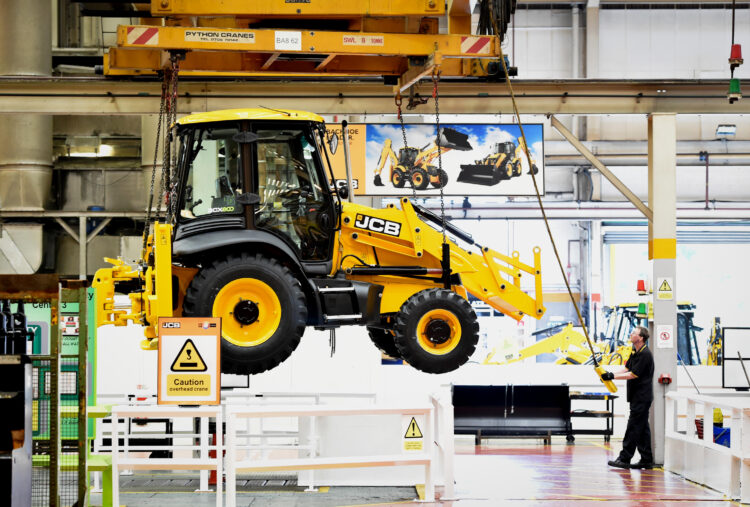 JCB saw a drop in demand for machines during the pandemic but remained profitable, with sales now rebounding at a fast pace