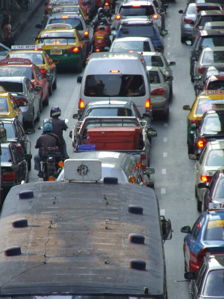 Thailand’s chaotic roads are highly dangerous and particularly so for powered two wheeler riders - image © courtesy of Mike Woof