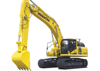 High output is claimed for Komatsu's powerful PC360LC1-11 excavator