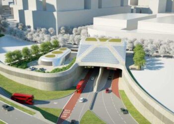A 25-year design, build, finance, operate and maintain contract includes the design of a 1.4km twin-bore tunnel under the River Thames (image courtesy Transport for London – TfL)