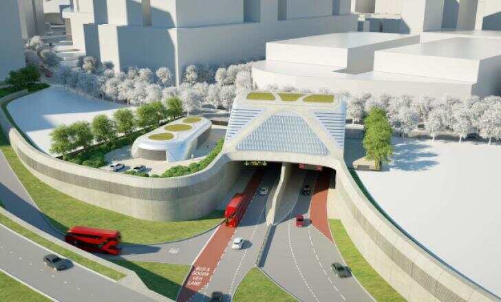 A 25-year design, build, finance, operate and maintain contract includes the design of a 1.4km twin-bore tunnel under the River Thames (image courtesy Transport for London – TfL)